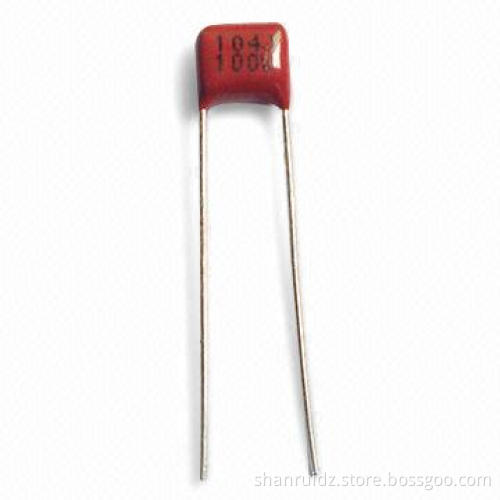 Sub-miniature Metalized Polyester Film Capacitor w/ High Capacitance Rate, DC and Low Pulse Circuit